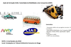Acção de formação CIAB/ A Autoridade da Mobilidade e dos Transportes (AMT)
